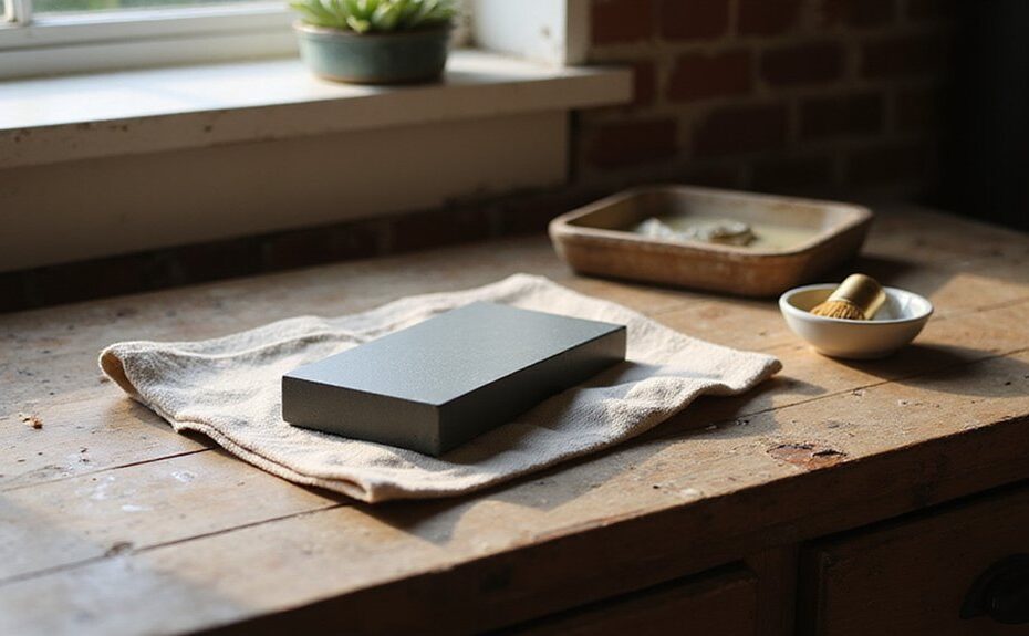 cleaning sharpening stones thoroughly