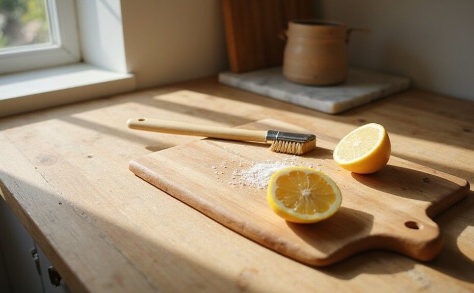 cleaning wooden cutting boards