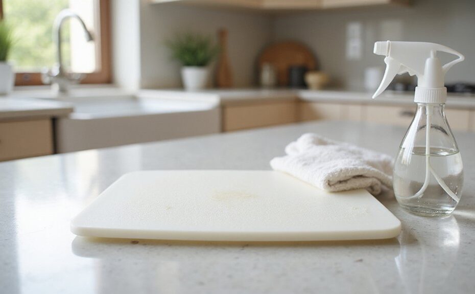 effective plastic board cleaning
