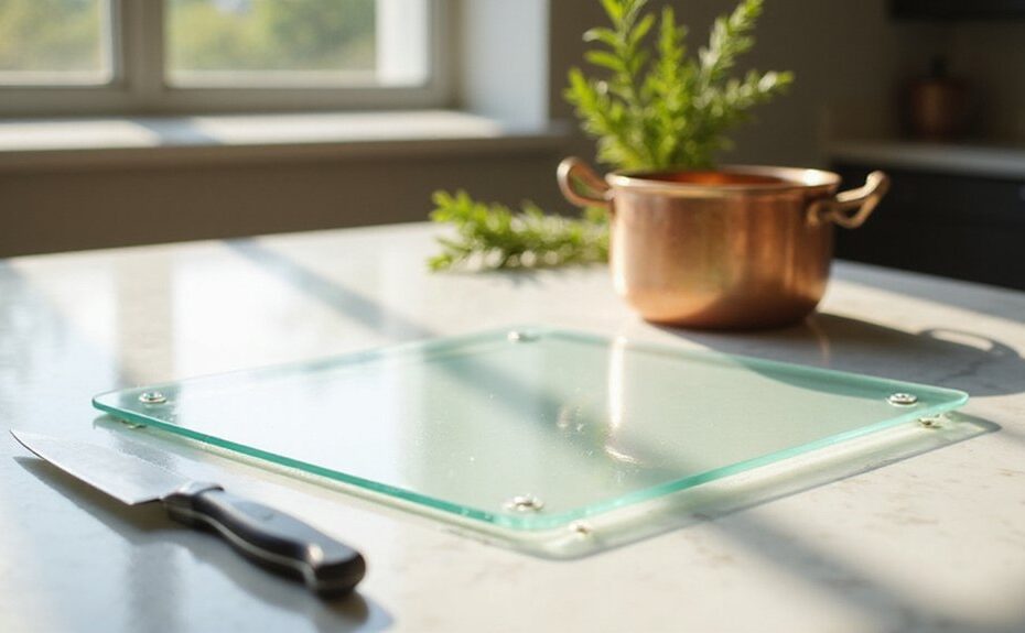 glass boards dull knives